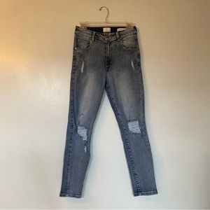 Cotton On 91 High Grazer Skinny Blue Jean